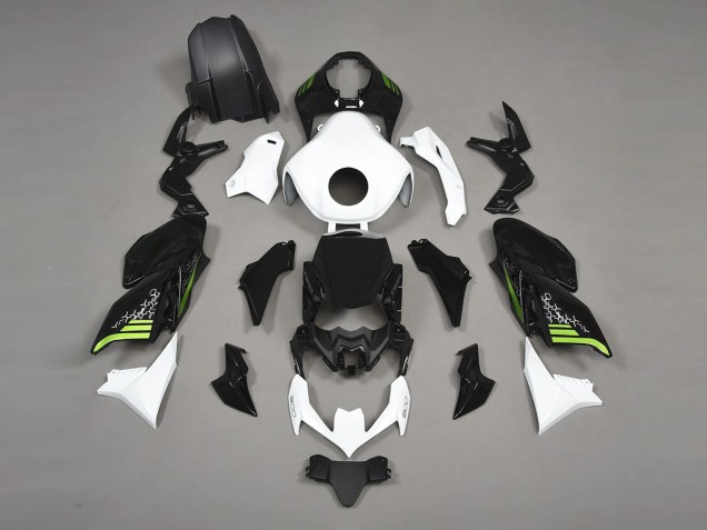 Billige Kawasaki Z900 Motorrad Verkleidung 2020-2024 - Schwarz Weiss