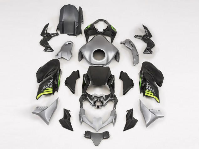 Billige Kawasaki Z900 Motorrad Verkleidung 2020-2024 - Schwarz Silber
