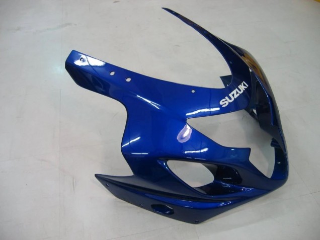 Billige Suzuki GSXR 600/750 Motorrad Verkleidung 2004-2005 - Blau Grau Glanzendes Schwarz