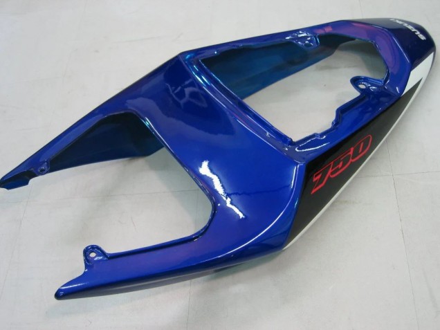 Billige Suzuki GSXR 600/750 Motorrad Verkleidung 2004-2005 - Blau Grau Glanzendes Schwarz