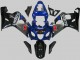 Billige Suzuki GSXR 600/750 Motorrad Verkleidung 2004-2005 - Blau Grau Glanzendes Schwarz