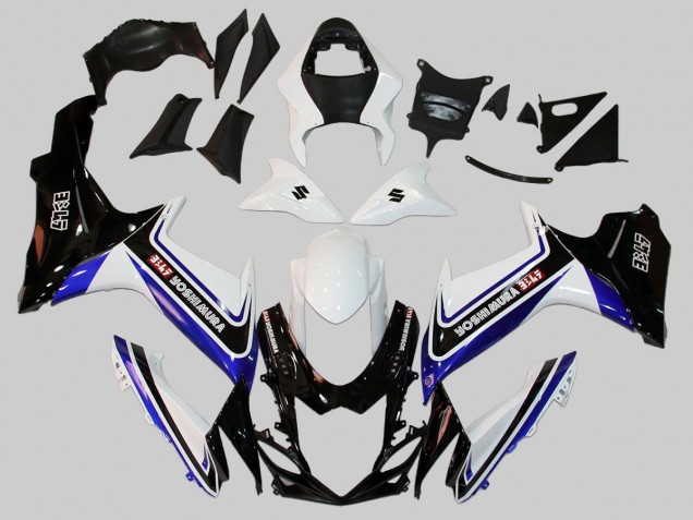 Billige Suzuki GSXR 600/750 Motorrad Verkleidung 2011-2024 - Weiss Blau Schwarz Alstare