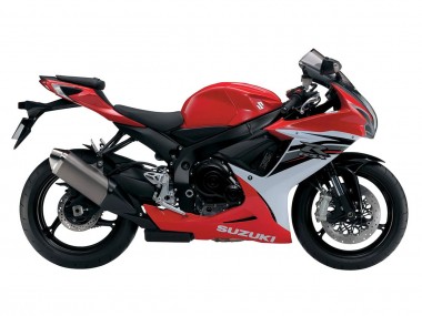 Billige Suzuki GSXR 600/750 Motorrad Verkleidung 2011-2024 - Rot Weiss Schwarz