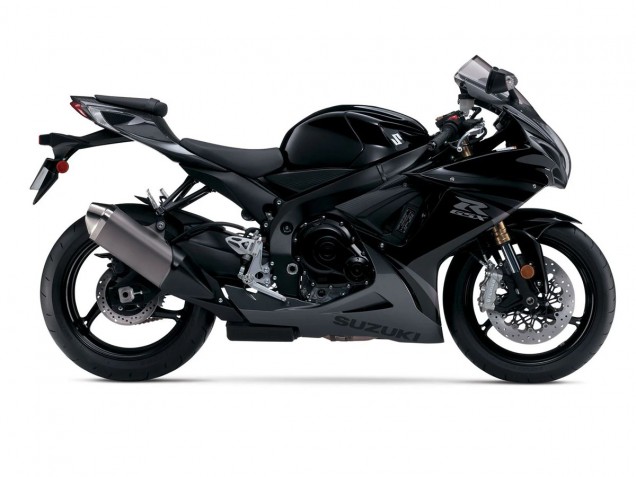 Billige Suzuki GSXR 600/750 Motorrad Verkleidung 2011-2024 - Glanzendes Schwarz