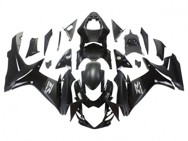 Billige Suzuki GSXR 600/750 Motorrad Verkleidung 2011-2024 - Matt Schwarz Glanzendes Schwarz