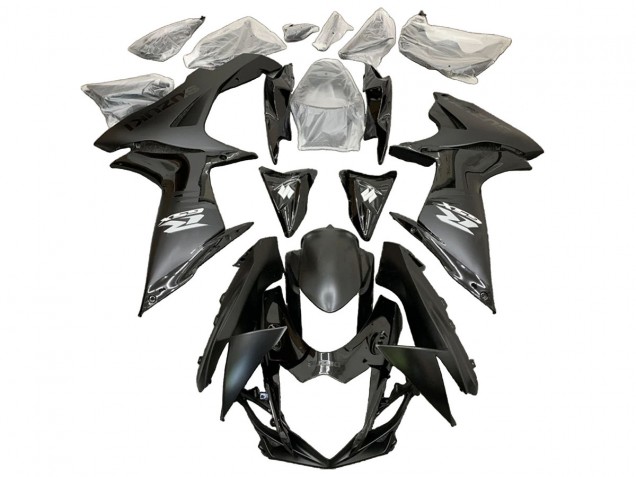 Billige Suzuki GSXR 600/750 Motorrad Verkleidung 2011-2024 - Matt Schwarz