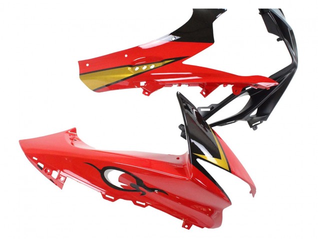 Billige Suzuki GSXR 600/750 Motorrad Verkleidung 2011-2024 - Rot Gold Grau Schwarz Weiss Hai