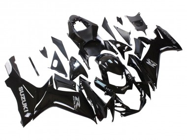 Billige Suzuki GSXR 600/750 Motorrad Verkleidung 2011-2024 - Glanzendes Schwarz