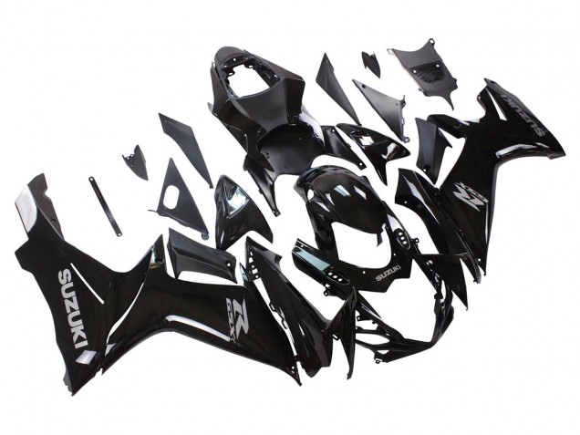 Billige Suzuki GSXR 600/750 Motorrad Verkleidung 2011-2024 - Glanzendes Schwarz