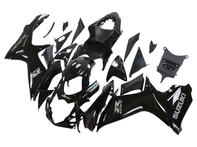 Billige Suzuki GSXR 600/750 Motorrad Verkleidung 2011-2024 - Glanzendes Schwarz