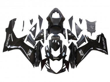 Billige Suzuki GSXR 600/750 Motorrad Verkleidung 2011-2024 - Glanzendes Schwarz