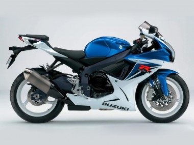 Billige Suzuki GSXR 600/750 Motorrad Verkleidung 2011-2024 - Blau Weiss