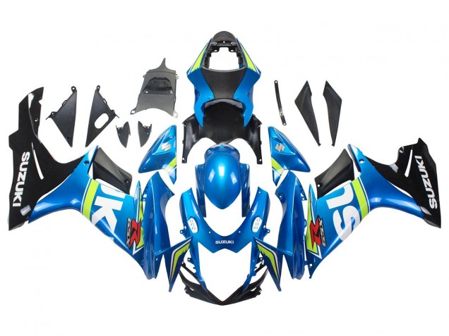 Billige Suzuki GSXR 600/750 Motorrad Verkleidung 2011-2024 - Blau Weiss Grun Schwarz