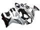 Billige Suzuki GSXR 600/750 Motorrad Verkleidung 2011-2024 - Weiss Glanzendes Schwarz
