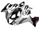Billige Suzuki GSXR 600/750 Motorrad Verkleidung 2011-2024 - Weiss Glanzendes Schwarz
