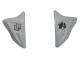 Billige Suzuki GSXR 600/750 Motorrad Verkleidung 2011-2024 - Weiss Glanzendes Schwarz