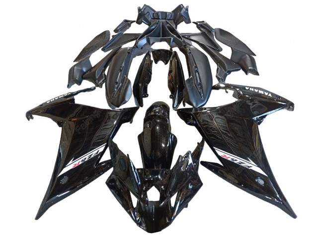 Billige Yamaha FZ6R Motorrad Verkleidung 2009-2015 - Glanzendes Schwarz