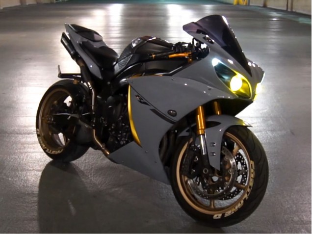 Billige Yamaha YZF R1 Motorrad Verkleidung 2007-2008 - Nardo Grau