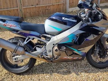 Billige Kawasaki Ninja ZX9R Motorrad Verkleidung 2002-2003 - Blau Silber