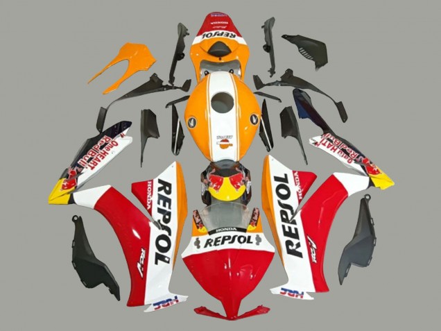 Billige Honda CBR1000RR Motorrad Verkleidung 2012-2016 - Weiss Orange Rot Gelb HRC Repsol