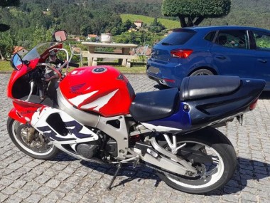 Billige Honda CBR900RR 919 Motorrad Verkleidung Kit 1998-1999 - Weiss Rot Blau