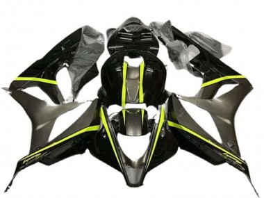 Billige Honda CBR600RR Motorrad Verkleidung 2007-2008 - Glanzendes Schwarz Hohe Sichtbarkeit Gelb
