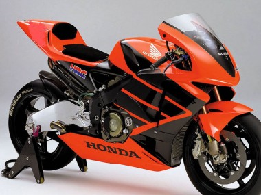 Billige Honda CBR600RR Motorrad Verkleidung 2003-2004 - Rot Glanzendes Schwarz
