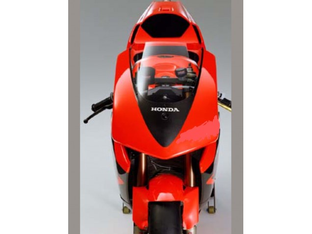 Billige Honda CBR600RR Motorrad Verkleidung 2003-2004 - Rot Glanzendes Schwarz