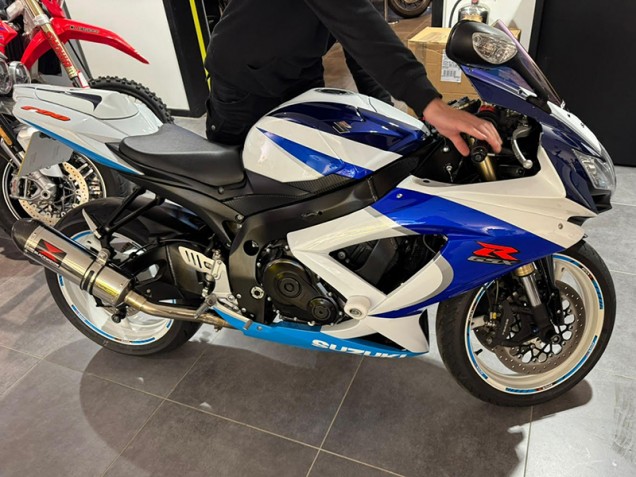 Billige Suzuki GSXR 600/750 Motorrad Verkleidung 2008-2010 - Weiss Blau Rot