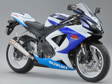 Billige Suzuki GSXR 600/750 Motorrad Verkleidung 2008-2010 - Weiss Blau Rot