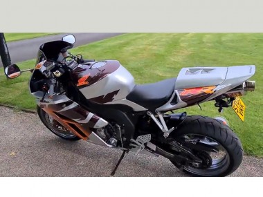 Billige Honda CBR1000RR Motorrad Verkleidung 2006-2007 - Silber Orange