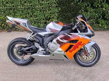 Billige Honda CBR1000RR Motorrad Verkleidung 2006-2007 - Silber Orange