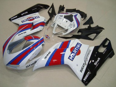 Martini Ducati 848 1098 1198 2007-2014 Motorrad Verkleidungen