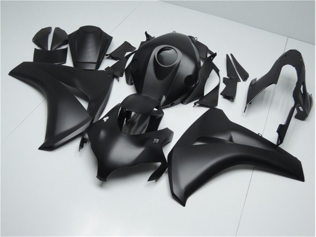Matt Schwarz Honda CBR 1000 RR 2008-2011 Motorrad Verkleidung Matt Schwarz Honda CBR 1000 RR 2008-2011 Motorrad Verkleidung