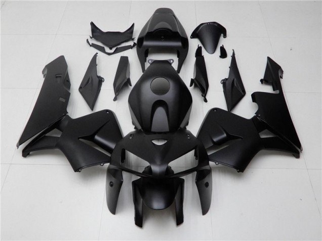 Matt Schwarz Honda CBR 600 RR 2005-2006 Motorrad Verkleidungen & Plastik Matt Schwarz Honda CBR 600 RR 2005-2006 Motorrad Verkleidungen & Plastik