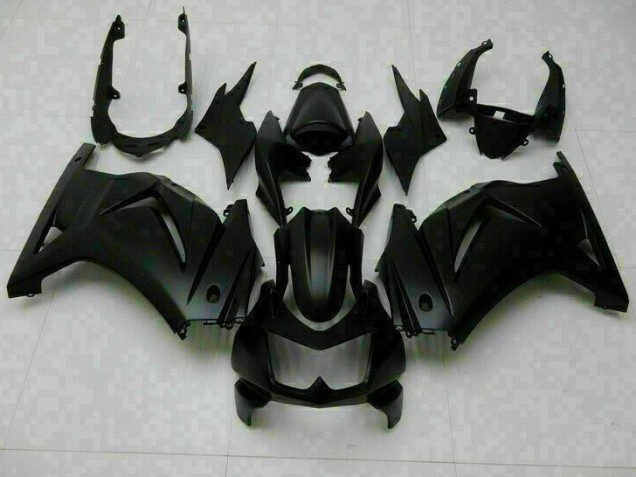 Matt Schwarz Kawasaki EX250 2008-2012 Motorrad Verkleidung Matt Schwarz Kawasaki EX250 2008-2012 Motorrad Verkleidung