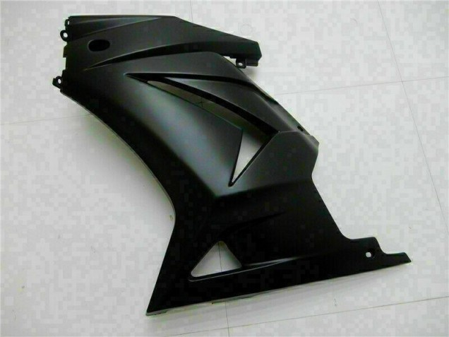 Matt Schwarz Kawasaki EX250 2008-2012 Motorrad Verkleidung Matt Schwarz Kawasaki EX250 2008-2012 Motorrad Verkleidung