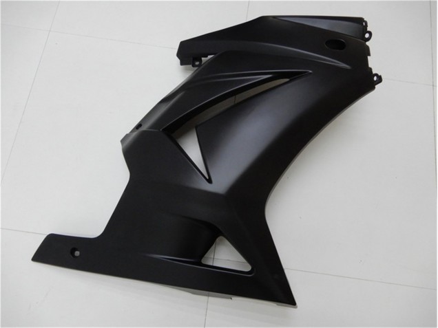 Matt Schwarz Kawasaki EX250 2008-2012 Motorrad Verkleidungen Matt Schwarz Kawasaki EX250 2008-2012 Motorrad Verkleidungen