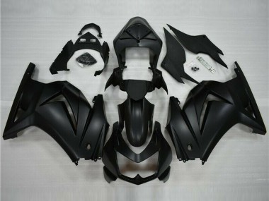 Matt Schwarz Kawasaki EX250 2008-2012 Motorrad Verkleidungen