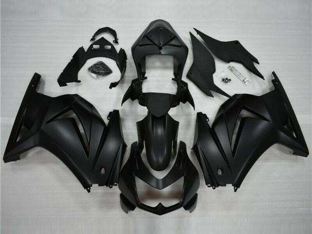 Matt Schwarz Kawasaki EX250 2008-2012 Motorrad Verkleidungen Matt Schwarz Kawasaki EX250 2008-2012 Motorrad Verkleidungen