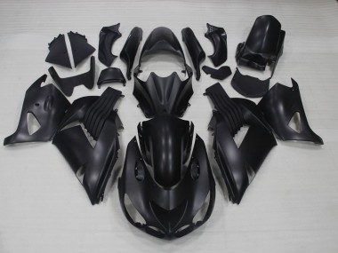 Matt Schwarz Kawasaki ZX14R ZZR 1400 2006-2011 Motorrad Verkleidung