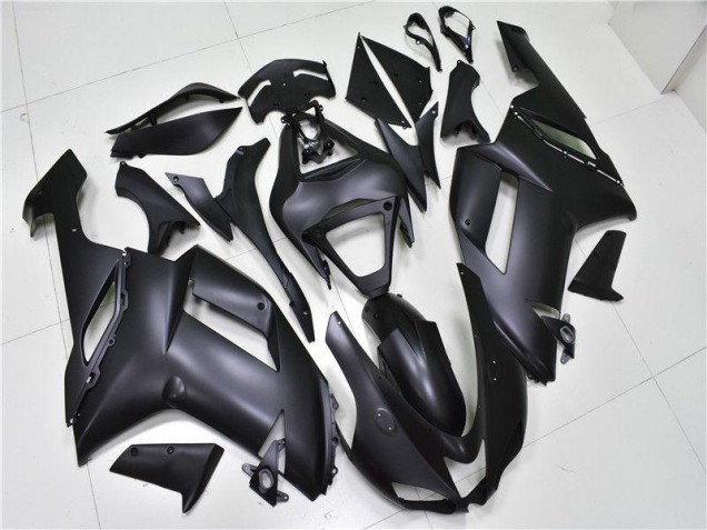 Matt Schwarz Kawasaki ZX6R 2007-2008 Motorrad Verkleidungen