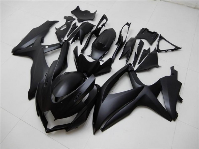 Matt Schwarz Suzuki GSXR 600 / 750 K8 2008-2010 Motorrad Verkleidungen Matt Schwarz Suzuki GSXR 600 / 750 K8 2008-2010 Motorrad Verkleidungen