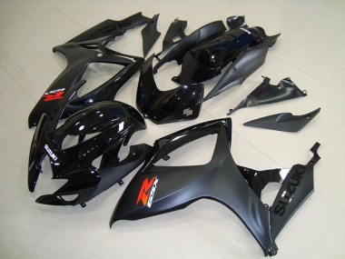 Matt Schwarz Suzuki GSXR 750 K6 2006-2007 Motorrad Verkleidungen