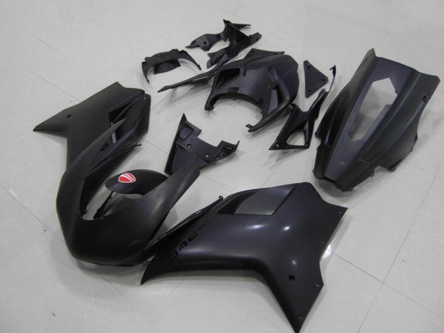 Matt Schwarze Renn Version Ducati 848 1098 1198 2007-2014 Motorrad Verkleidungen Matt Schwarze Renn Version Ducati 848 1098 1198 2007-2014 Motorrad Verkleidungen