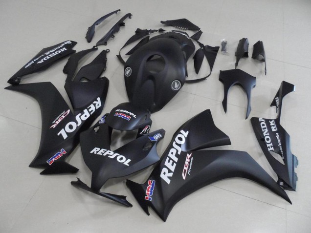 Matt Schwarzer Repsol Honda CBR 1000 RR 2012-2016 Motorrad Verkleidungen Matt Schwarzer Repsol Honda CBR 1000 RR 2012-2016 Motorrad Verkleidungen