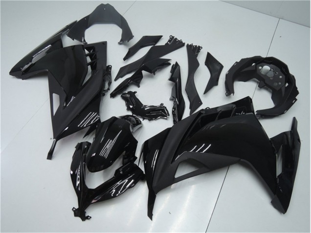 Matt schwarz Glänzend Kawasaki EX300 2013-2016 Motorrad Verkleidungen Matt schwarz Glänzend Kawasaki EX300 2013-2016 Motorrad Verkleidungen