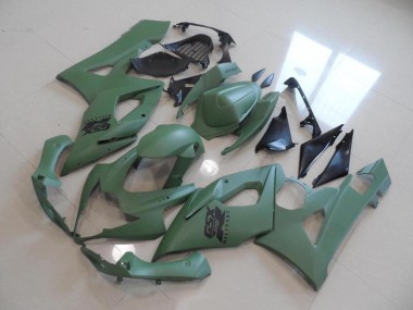 Mattes Armee Grün Suzuki GSXR 1000 K5 2005-2006 Motorrad Verkleidungen