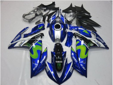 Movistar Yamaha R3 2015-2022 Motorrad Verkleidungen