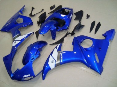 OEM Stil Blau Yamaha R6 2003-2005 Motorrad Verkleidungen